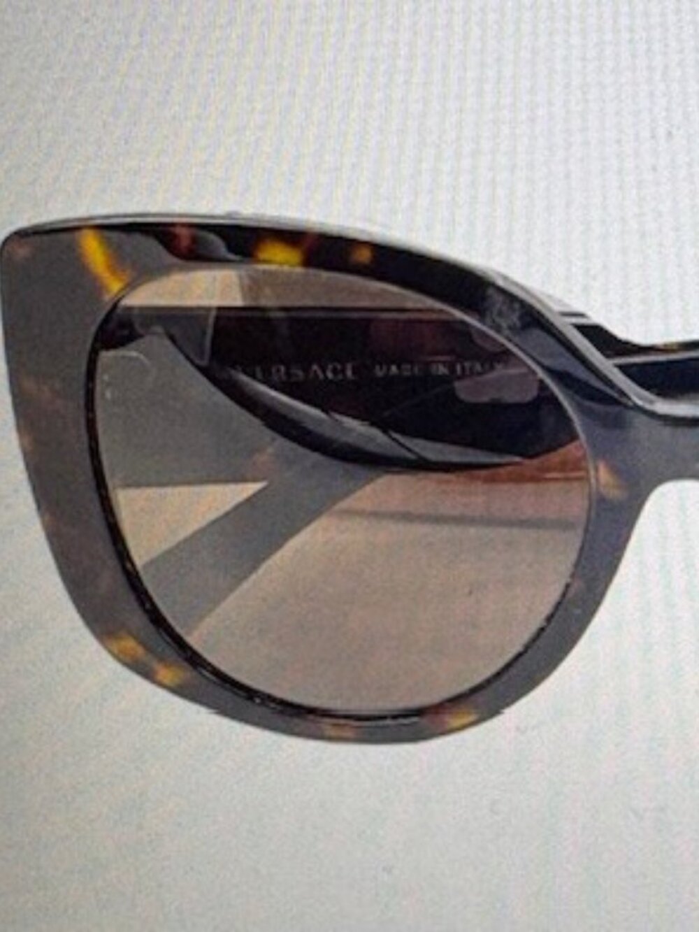 Versace Havana Brown Oversized Sunglasses 4387 108/73 56-19-140 - Picture 14 of 15